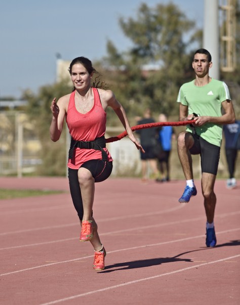 האתלטים הצעירים במחנה האימון בחנוכה (צילום: טיבור יגר)
